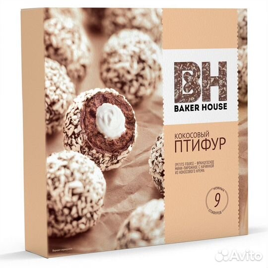 Пирожное Птифур Кокосовый 225г