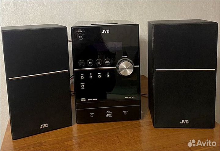 JVC CD Micro Stereo System I-Pod/USB/MP3/CD/FM/AUX