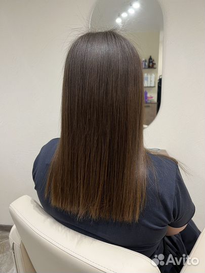 Кератиновое выпрямление