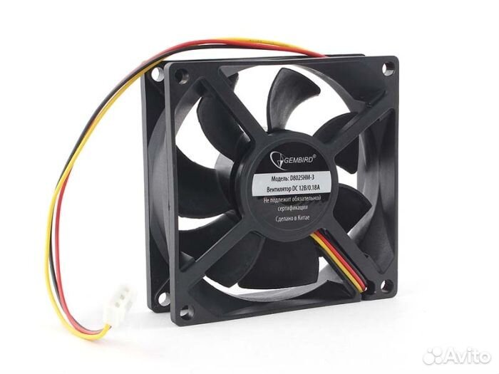 Вентилятор Gembird D8025HM-3 80x80x25 гидродинами