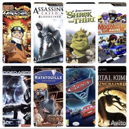 Sony PSP 3008 + 349 игр