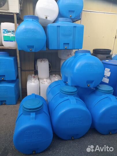 Ёмкости пластиковые пищевые новые и б/у