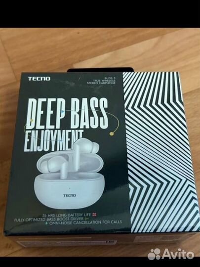 Новые наушники Tecno buds 3