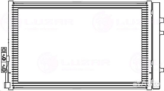 Радиатор кондиционера BMW X3 10, BMW X4