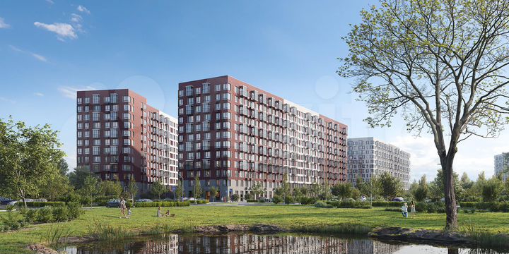 2-к. квартира, 35,4 м², 4/12 эт.