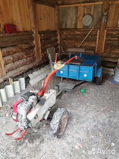 Мотоблок с прицепом Салют 5