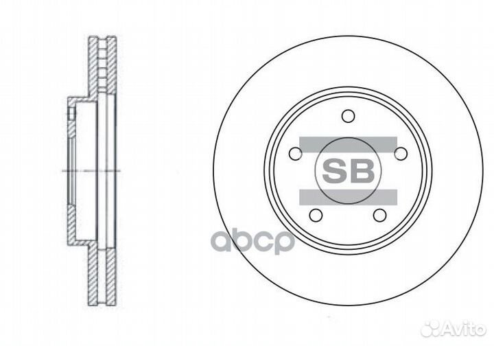 Диск тормозной SD4202 Sangsin brake