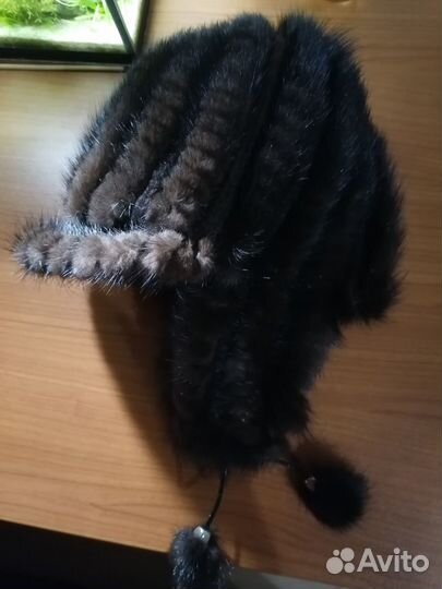 Шапка норковая новая женская