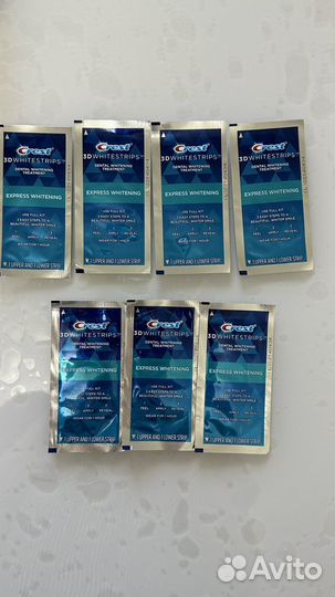 Отбеливающие полоски crest для зубов оригинал