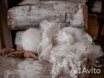 Шаль из козьего пуха/Оренбургский платок 90/90