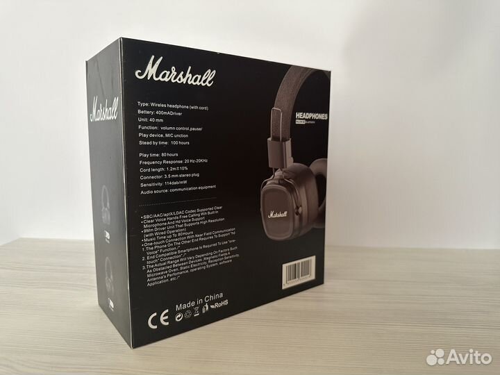 Наушники беспроволные Marshall major 4