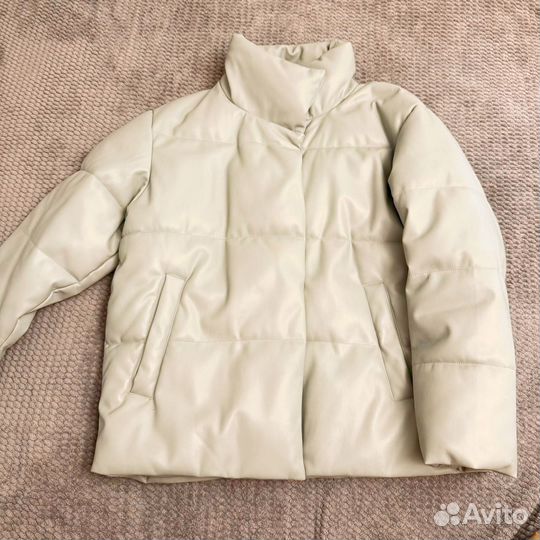 Куртка демисезонная женская 44 46 зеленая