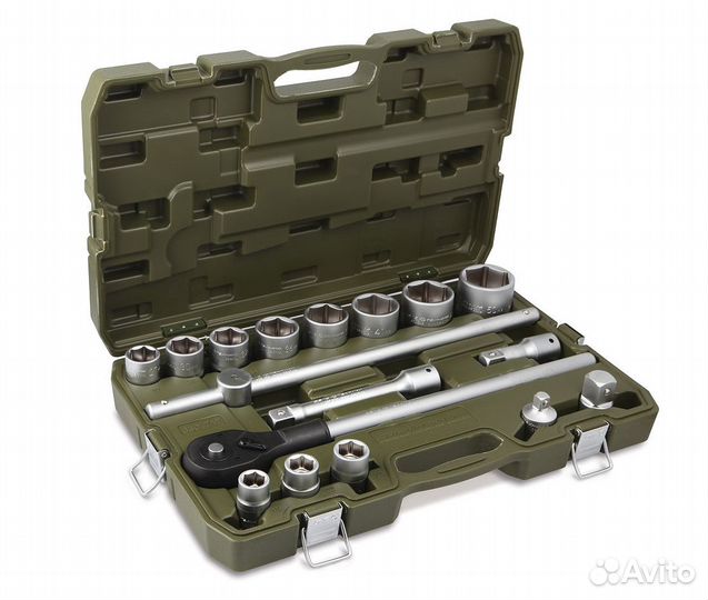 Набор головок и принадлежностей 3/4