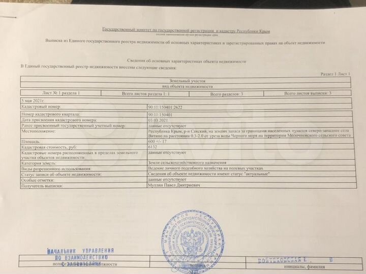 Участок 6 сот. (СНТ, ДНП)