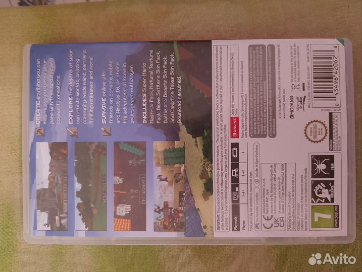 Minecraft nintendo switch