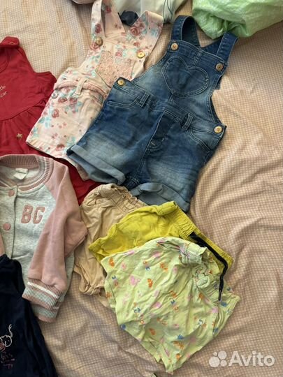 Пакет летней одежды и обуви 80-86