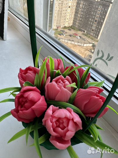 Букет из мыла