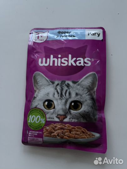 Влажный корм для кошек вискас феликс