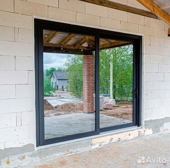 Портальные системы раздвижные из Алюминия и пвх