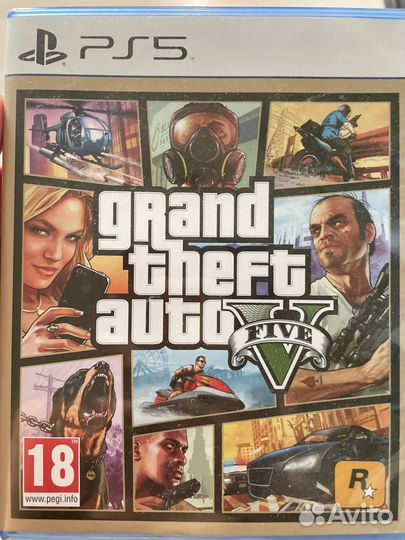 GTA 5 ps5 диск