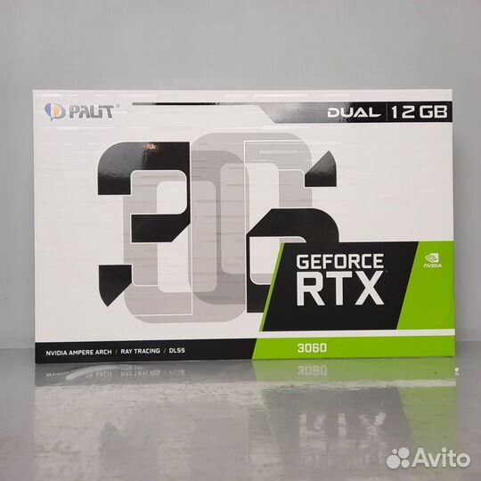 Видеокарта Palit RTX 3060 Dual OC 12 Гб Новая