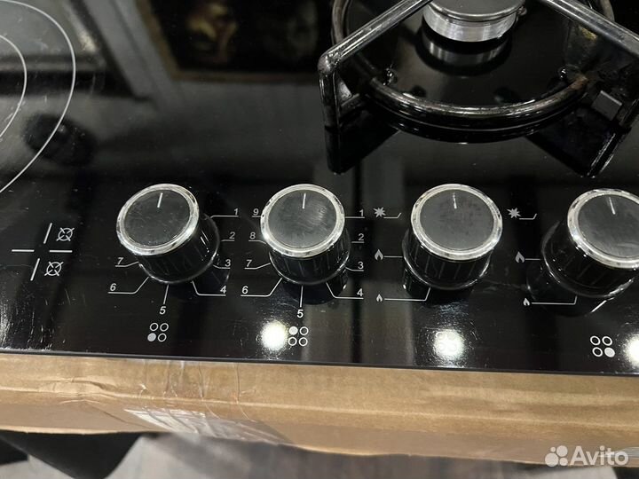 Варочная панель simfer h 6221 nevb газ+ электрика