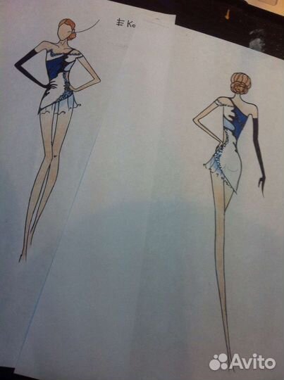 Платье для выступления по фигурному катанию