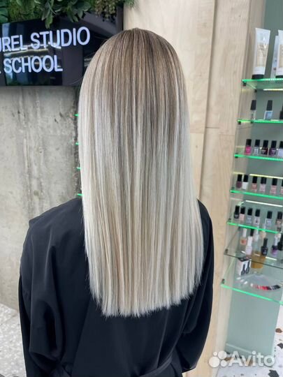 Модель на сложное окрашивание волос