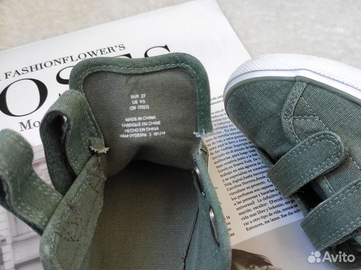 Кеды для мальчика hm 27 28