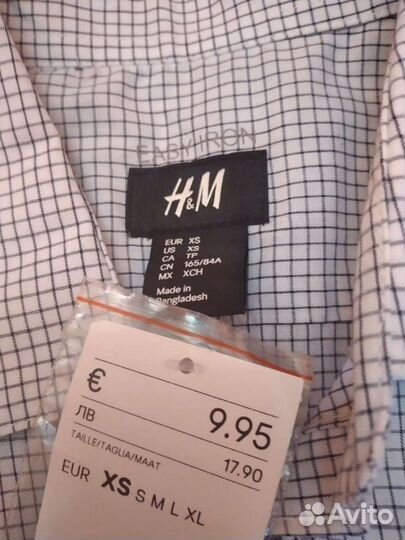 Рубашки для школы H&M