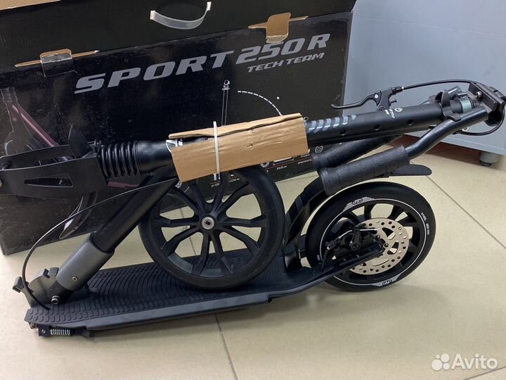 Самокат Tech Team Sport 250 черный