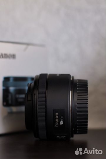 Объектив Canon ef 50mm f 1.8 stm