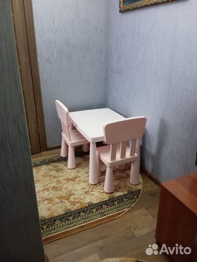 Детский стол и 2 стула IKEA маммут