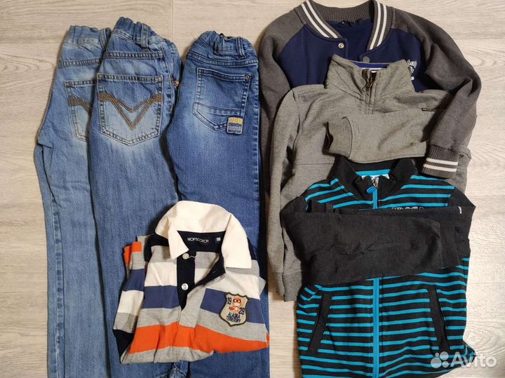 Вещи пакетом на мальчика 116-122