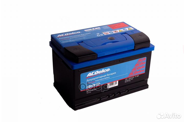 АКБ 6CT-77VL3(R) 77Ah 750A - обратная 278x17