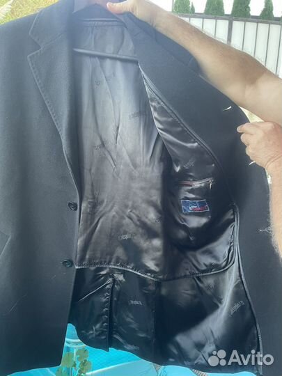 Пальто мужское черное royal spirit классическое