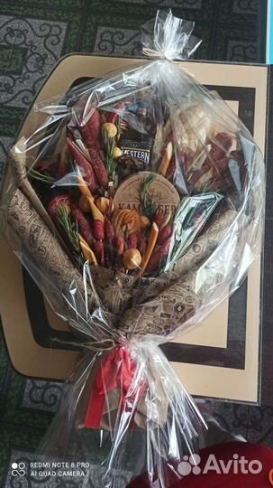 Съедобные букеты для мужчин