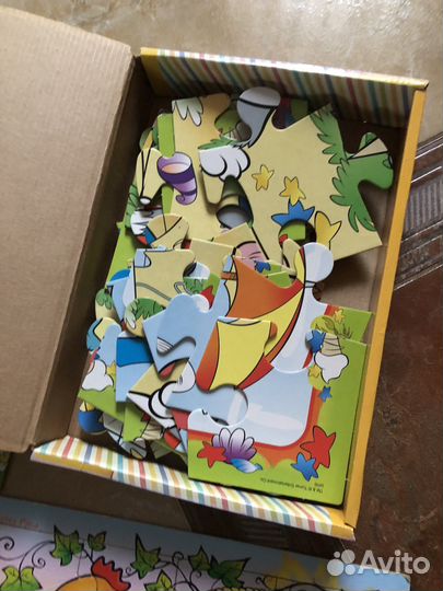 Коллекция детских пазлов 2-4года