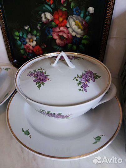 Сервиз столовый. Дулево