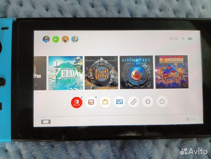 Nintendo Switch rev 2 с играми