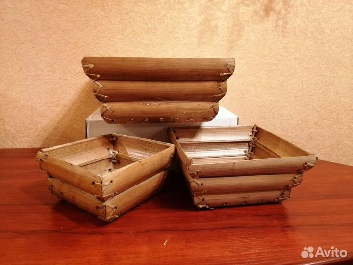 Бамбуковые коробочки подарочные