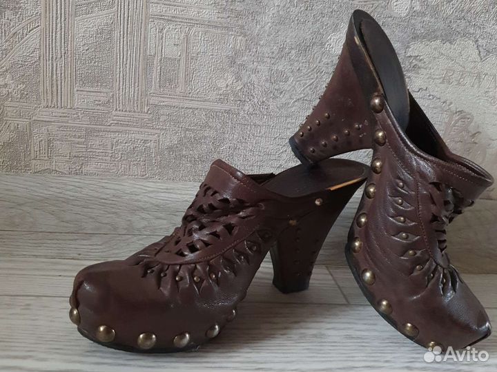 Сабо натуральная кожа 36 размер