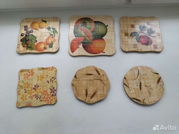 Подставка для горячих блюд из бамбука