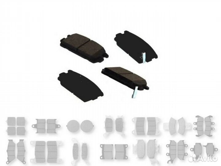 Колодки задние Hyundai Terracan 01