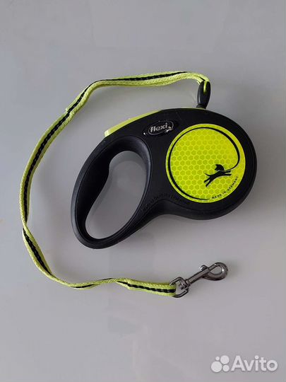 Поводок-рулетка flexi трос S для собак до 12кг