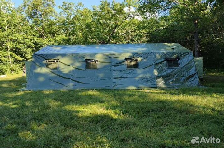 Палатка каркасная армейская пвх