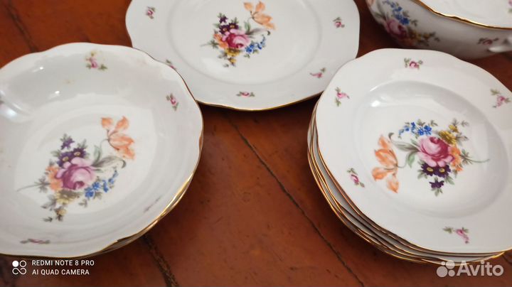 Сервиз столовый Чехословакия Bohemia 70-е годы