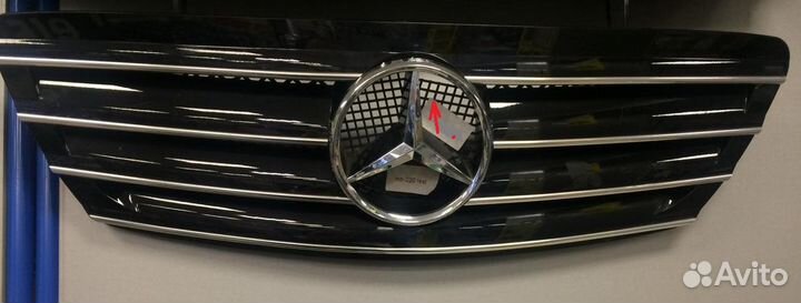 Решетка радиатора б/у Mercedes-Benz w220 рест