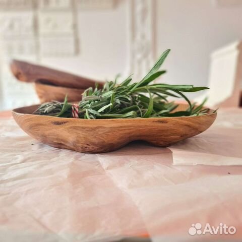 Деревянное блюдо