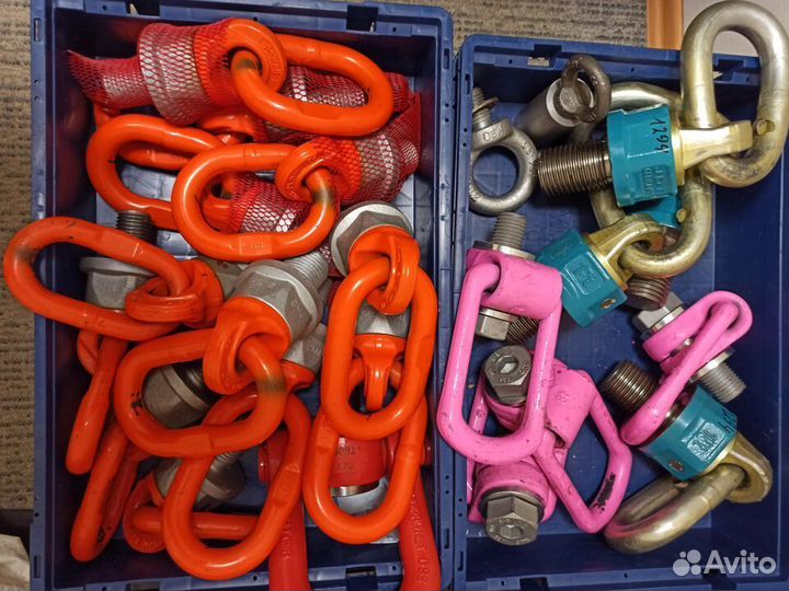 Рым-болты поворотн / Грузовые петли г/п 0.3т - 20т